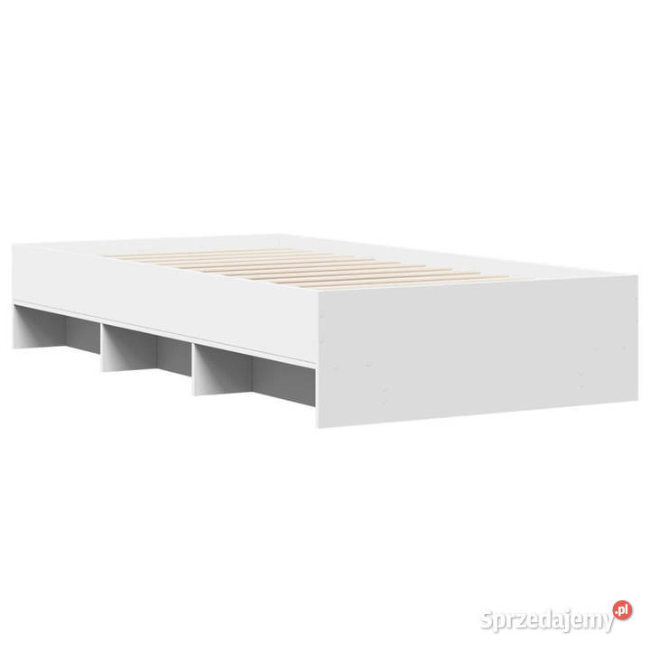 Rama łóżka biała materiał drewnopochodny 75x190 Warszawa sprzedam