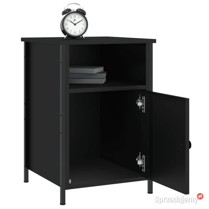 Szafki nocne 2 czarne 40x42x60 WM825914 mazowieckie Warszawa sprzedam