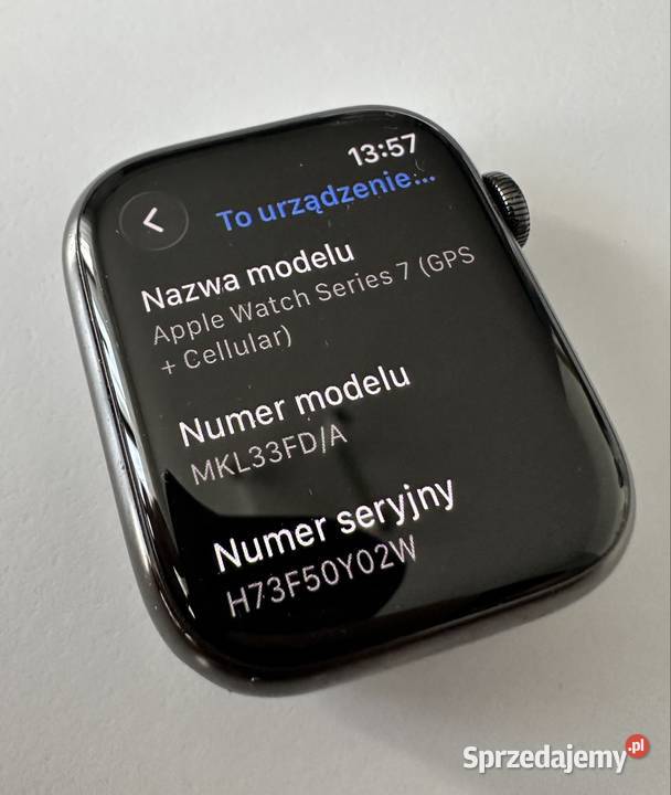 APPLE Watch 7 GPS Cellular 45mm Stainless Steel Bielawa