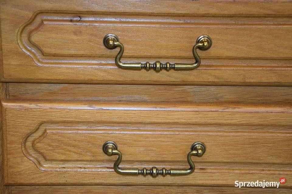 komoda dębowa z szufladami nowa