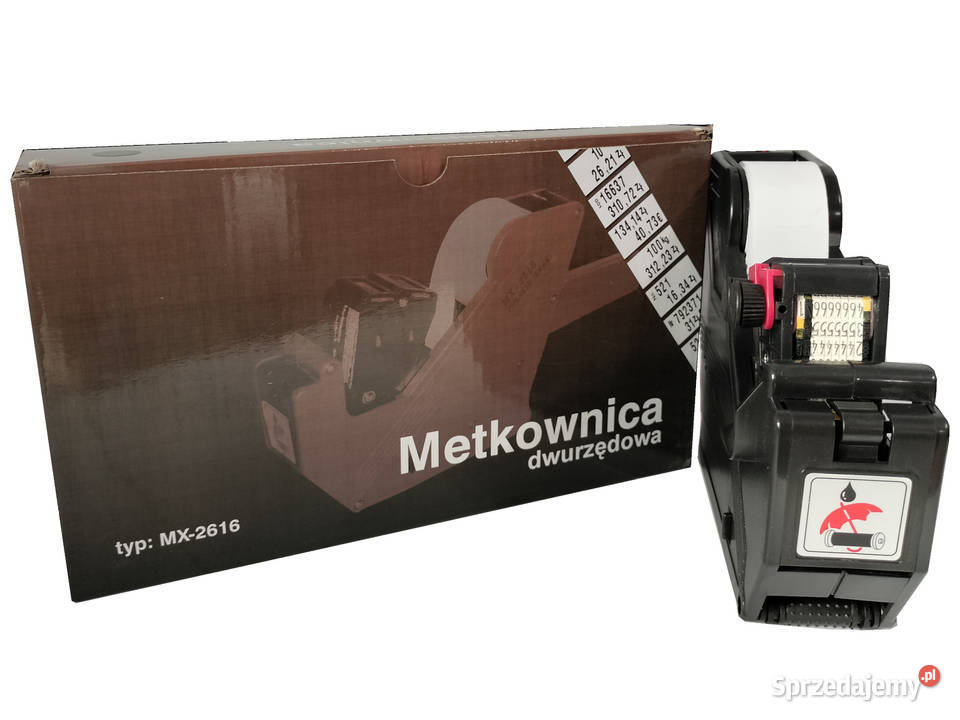 Metkownica dwurzędowa do metkowania 17 znaków Częstochowa