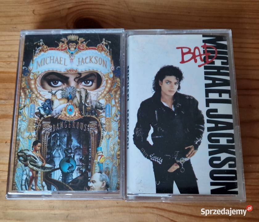 Kasety magnetofonowe audio Michael Jackson Bad i Wieluń
