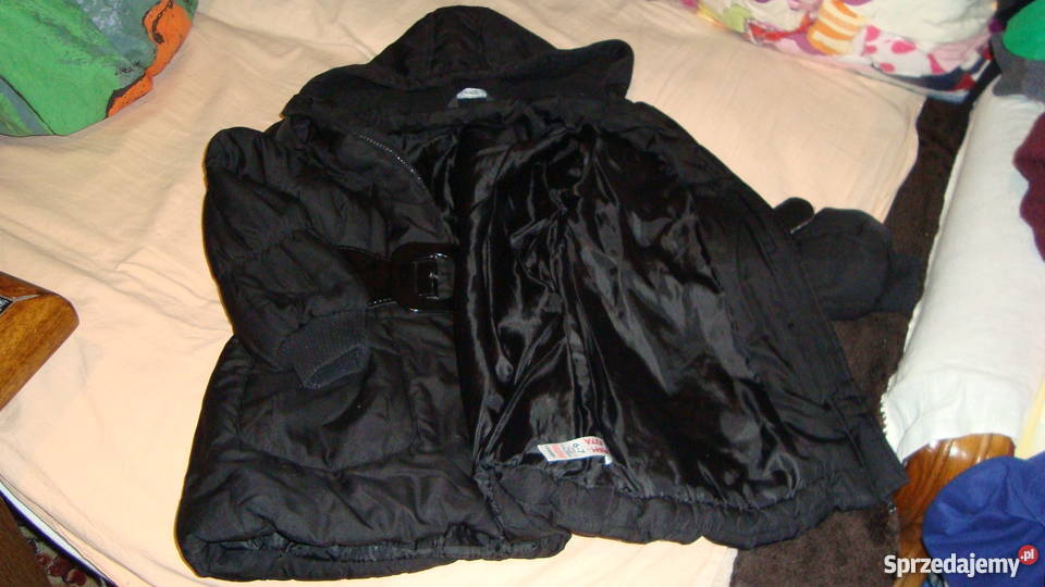 Kurtka dziewczęca czarna GEORGE Ostrołęka