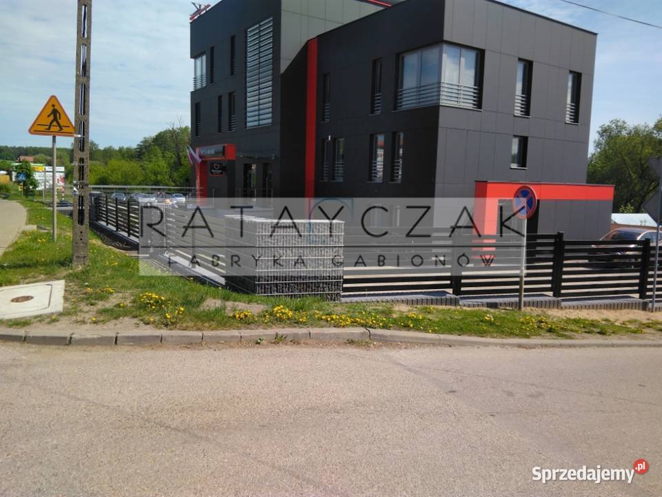 Gabion gabiony Ogrodzenie 260m Frontowe Kosze z Gniewkowo