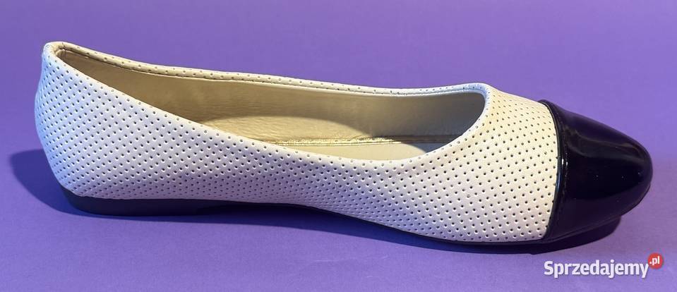 Beżowe baleriny połysk rozmiar 39 BAL9 mazowieckie Żyrardów