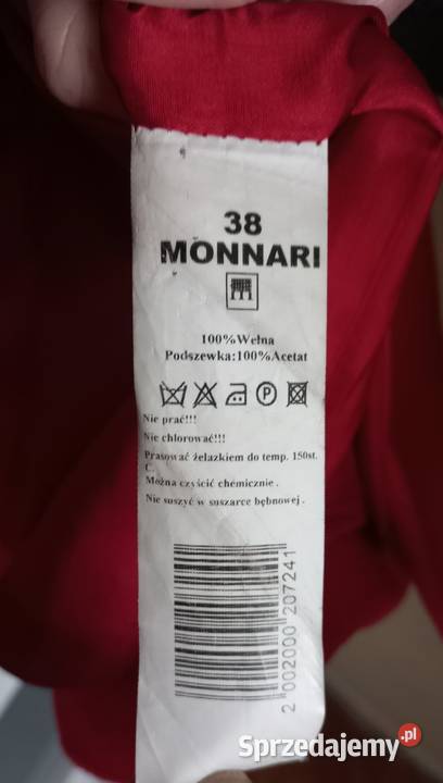 Płaszcz damski Monnari rozmiar 38 m oryginał Elbląg