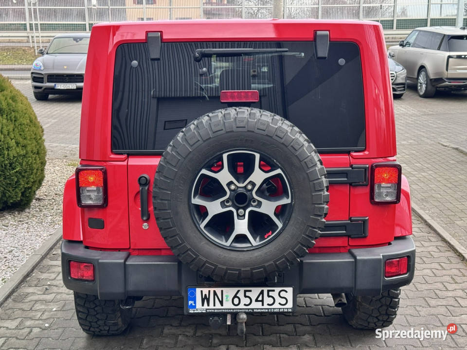 Jeep Wrangler Sahara Unlimited 286 Krajowy czerwony małopolskie sprzedam