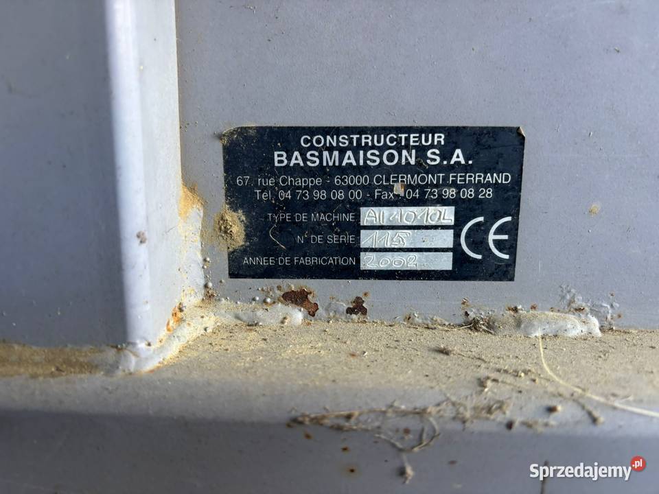 Kombajn do czosnku BASMAISON SA 1 rzędowy nieuszkodzony Prandocin-Iły