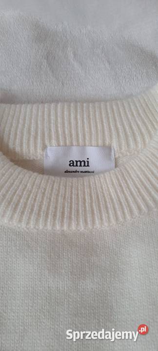 Sweter Ami Paris z alpaki Piaseczno