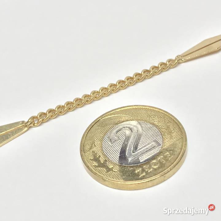 Złoty ŁAŃCUSZEK naszyjnik damski 18K PANCERKA 42 Warszawa
