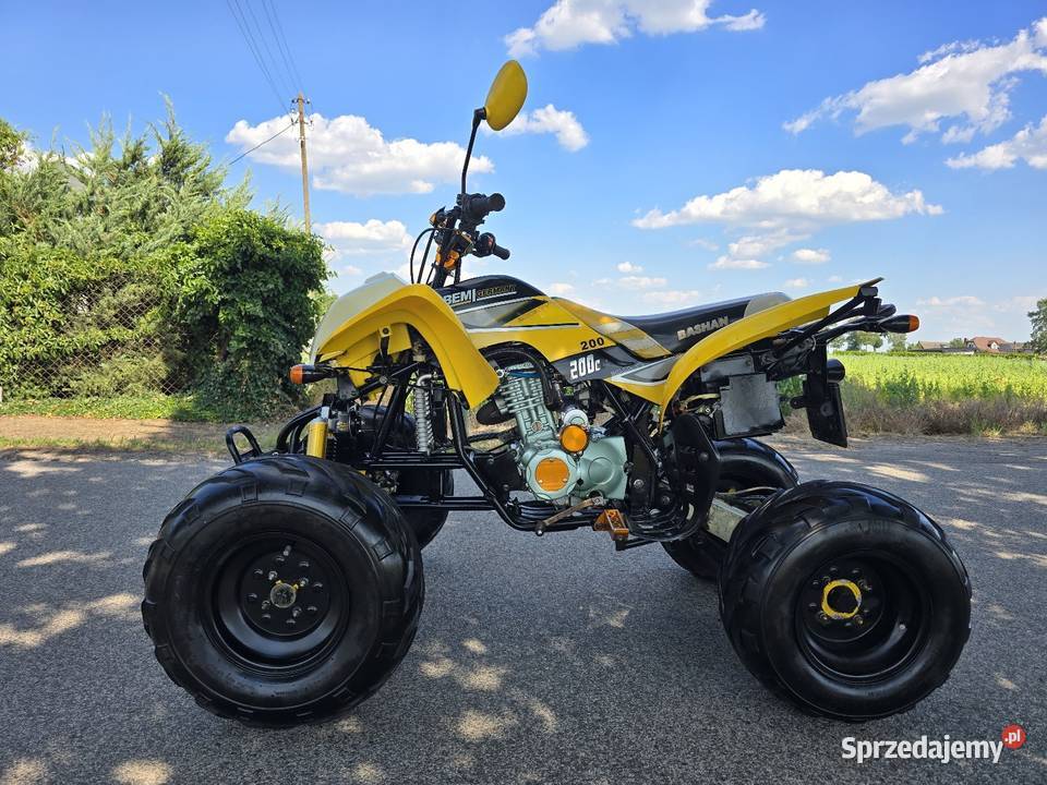 Quad Bashan 200250cc Duża Rama 41R Ciecz manualna Kruszwica sprzedam