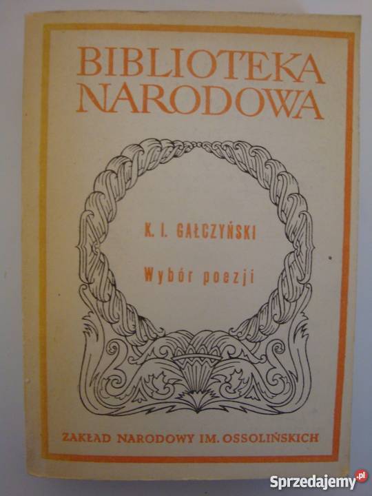 WYBÓR POEZJI KI GAŁCZYŃSKI Płock