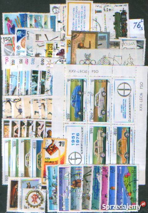 Rocznik znaczków kas 1976 Gliwice