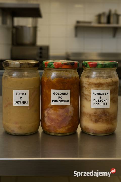 Obiady domowe 14 wekowane w słoikach 09 l Pozostałe Katowice sprzedam