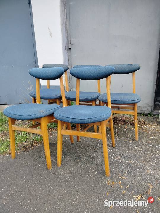 Krzesła prl Świdnica Polska sprzedam