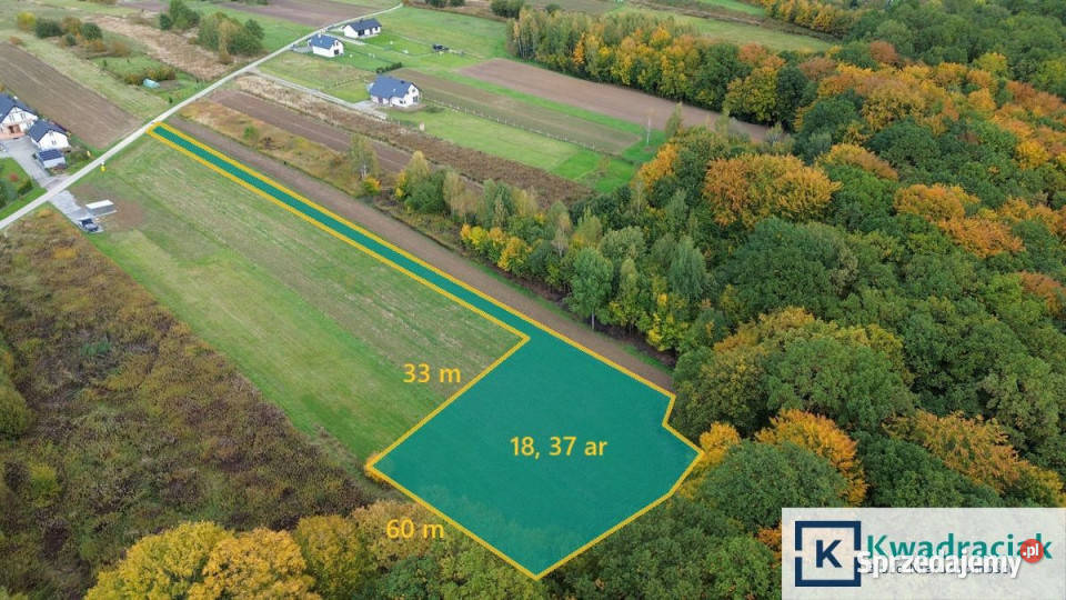 Sprzedaż działki 1837m2 Laski 43zł/m2