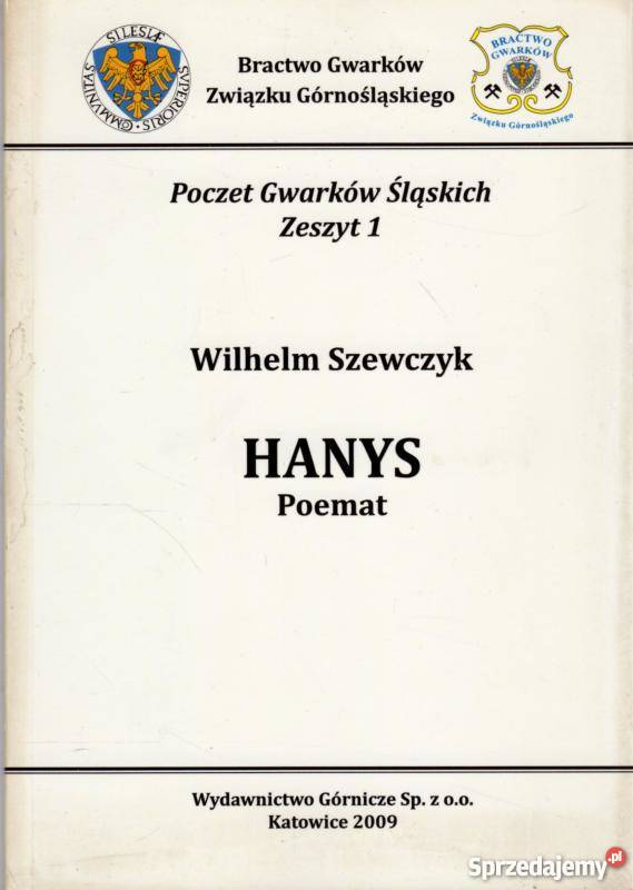 HANYS POEMAT SZEWCZYK WILHELM Włocławek sprzedam