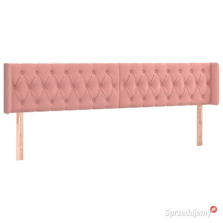 Zagłówek do łóżka z LED różowy 203x16x7888 Warszawa