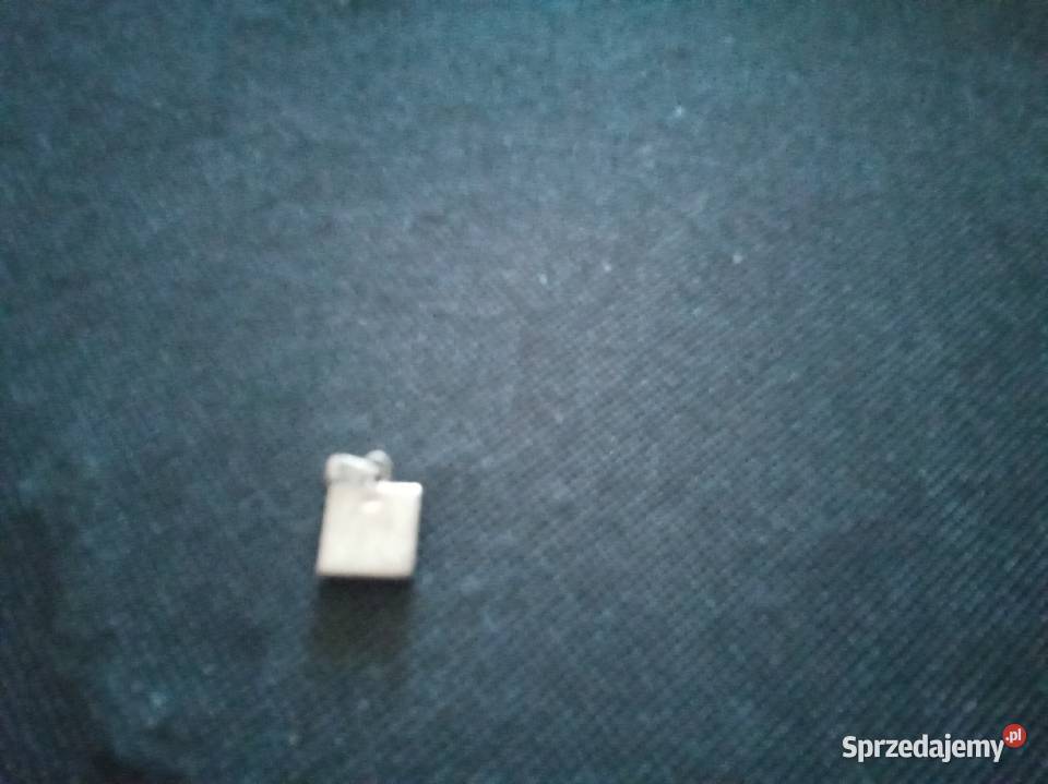 Kwadrat srebrny zawieszka próba 925