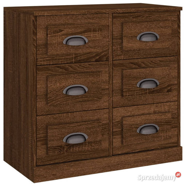Szafka brązowy dąb 70x355x675 materiał Pozostałe