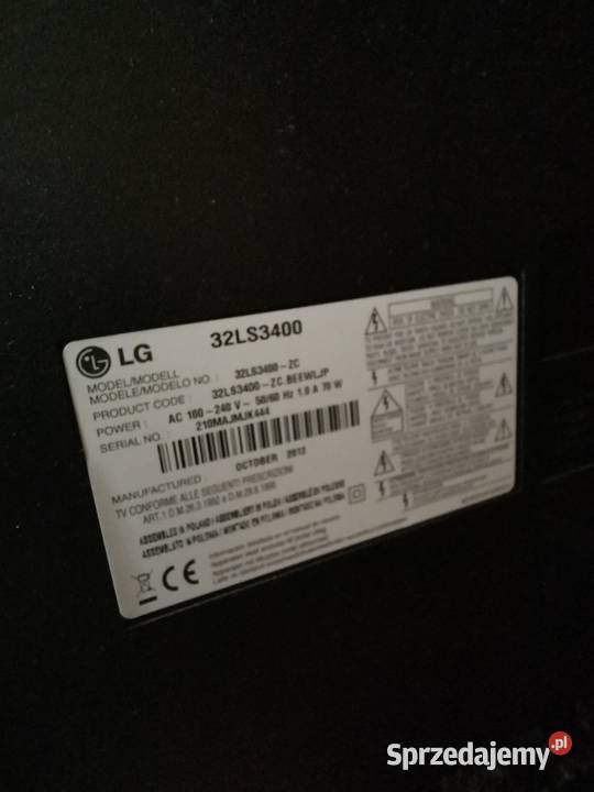 telewizor LG z pilotem Zgorzelec