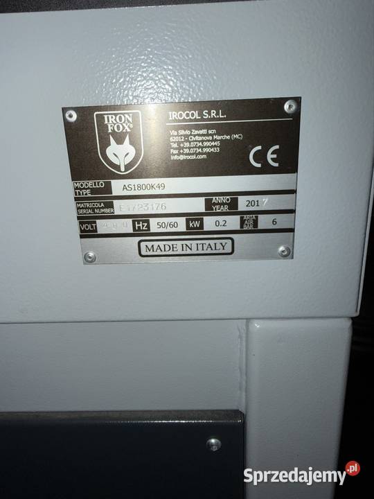 Prasa do spodów Iron Fox AS1800K49 Biznes i Przemysł Radom