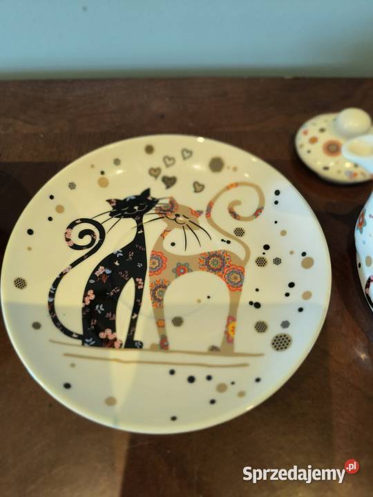 Piękny unikalny zestaw porcelany do kawy herbaty Łódź