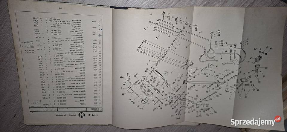 Ersatzteilkatalog Mobilkran T1742 VEB WeimarWerk Antykwariat Łęczyca sprzedam