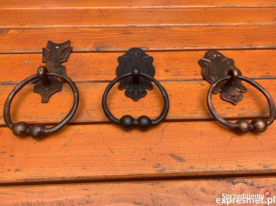 Kuta kołatka do drzwi Antaba Klamka Kuta pochwyt małopolskie Rzeszotary