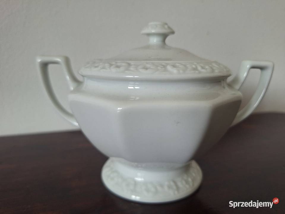 Rosenthal Maria Biała Porcelanowa cukiernica 6 Gdańsk