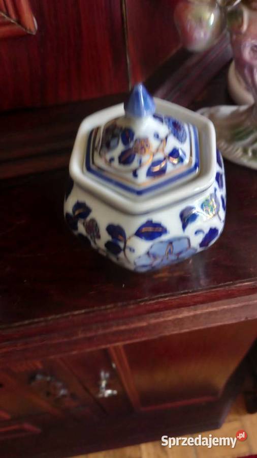 cukiernica staruszka porcelana Łomonosow Warszawa