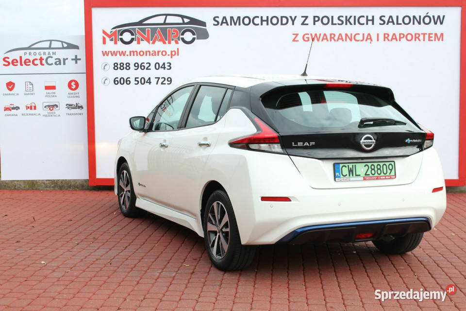 Nissan Leaf Napęd elektryczny 40 kWh Salon Włocławek sprzedam