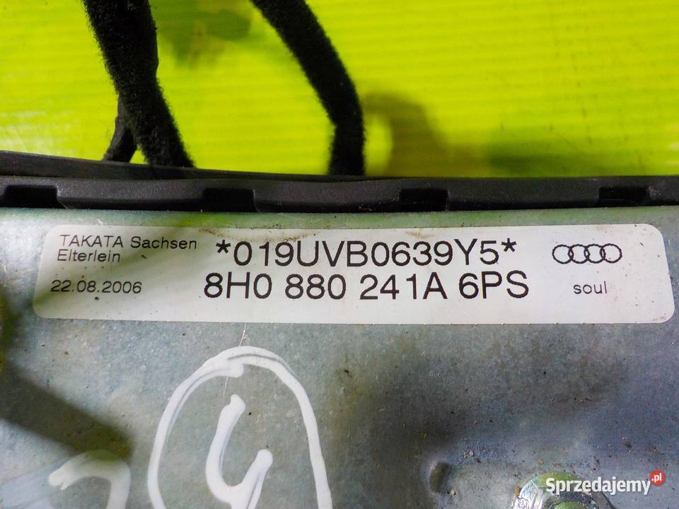 AUDI A4 B7 06r AIRBAG poduszka fotela lewa przod Suków sprzedam