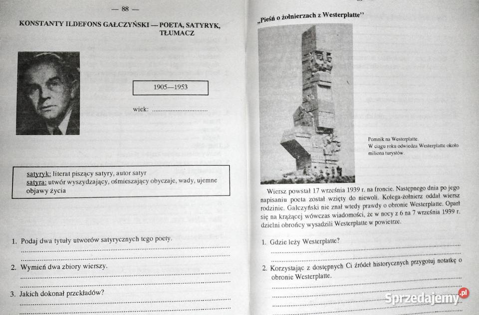 Język polski Zeszyt ćwiczeń kl 6 cz 2 Czesława Chełm