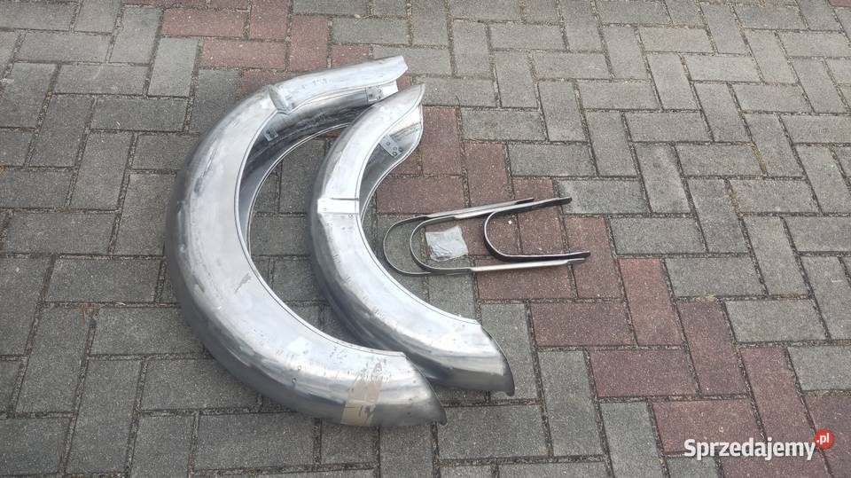 Błotniki Junak M10 komplet przód i tył przedni Herby