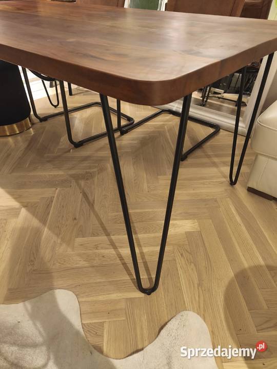 stół akacja metalowe nogi i industrial Piaseczno