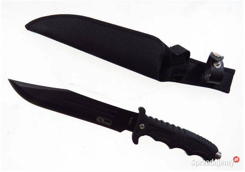 nóż myśliwski z kaburą zbijak do szyb 340mm Zamość