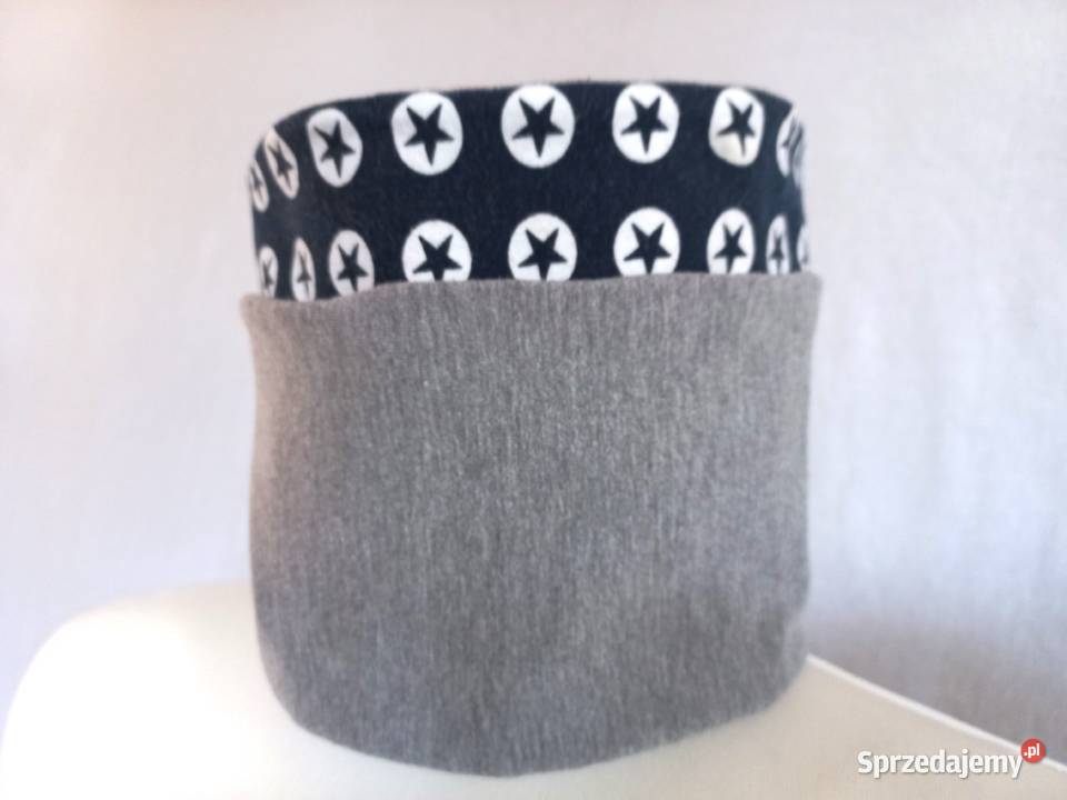 Komin na szyję Granatowy r SM Gwiazdki Unisex