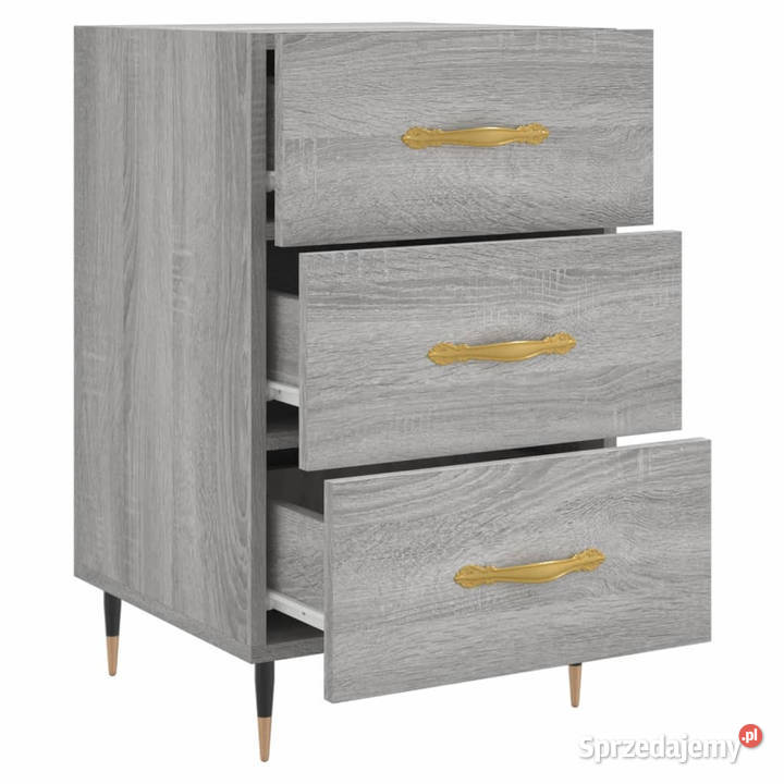 Szafka nocna szary dąb sonoma 40x40x66 WM827642 Warszawa sprzedam