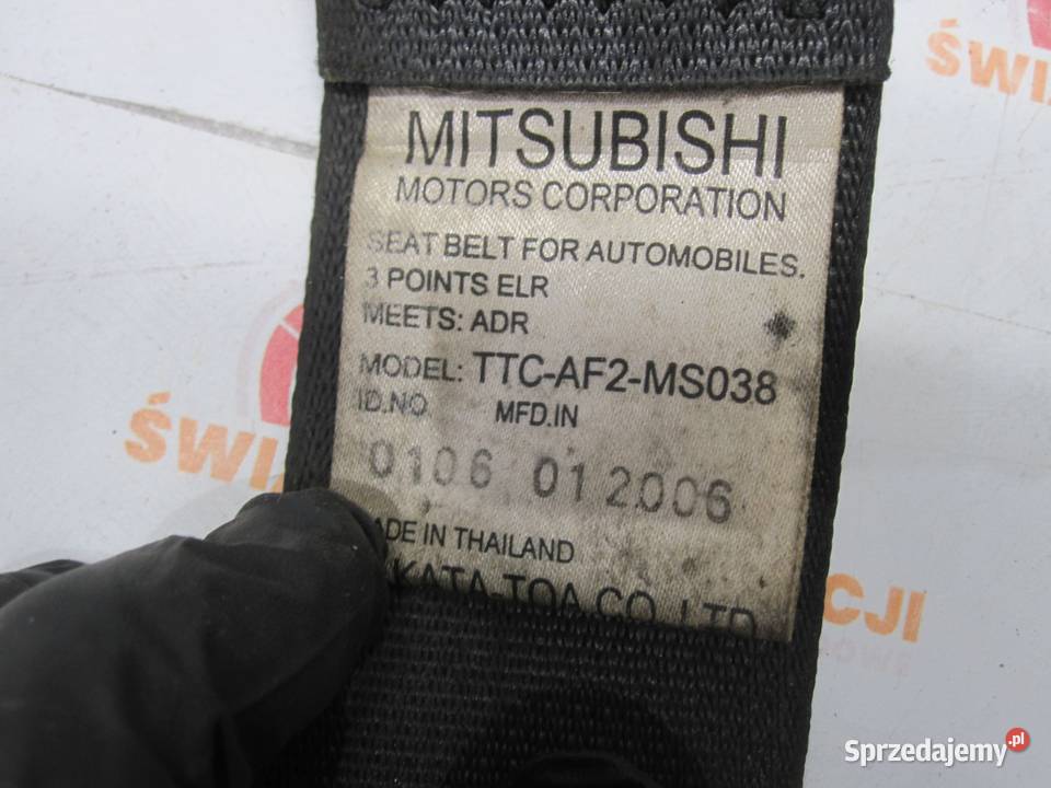 MITSUBISHI L200 07r pas bezpieczeństwa lewy Kielce