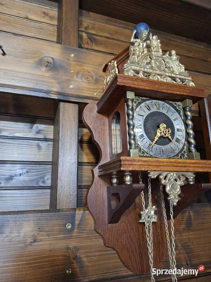 Wiszący zegar Atlas holenderski jednowagowy Rzeszów
