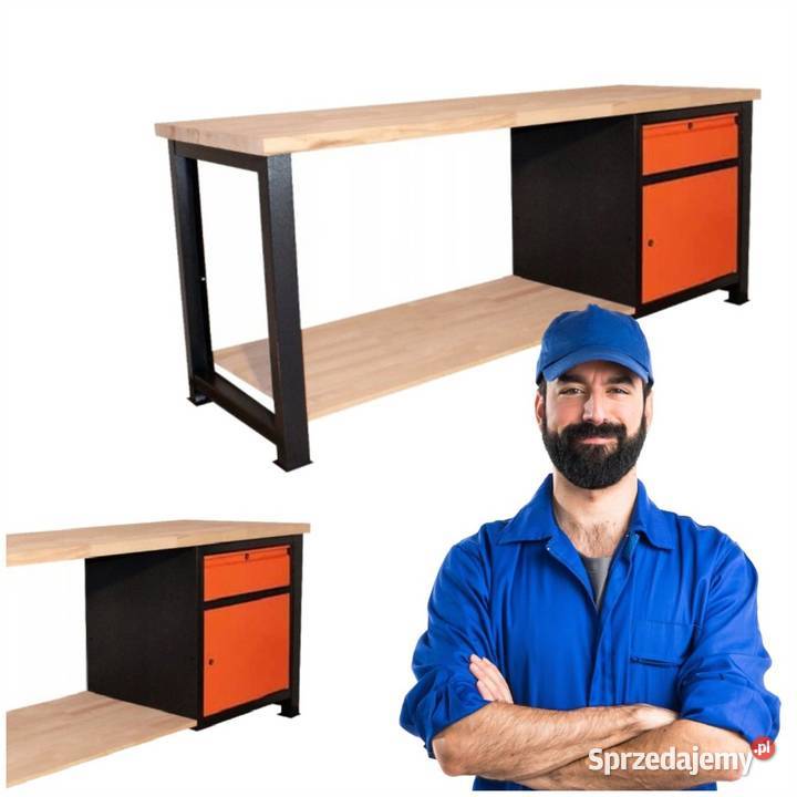 STÓŁ WARSZTATOWY METALOWY ROBOCZY NARZĘDZIOWY Malbork