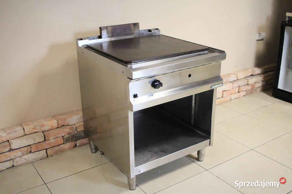 Płyta grillowa gazowa gładka na podstawie Pszczyna