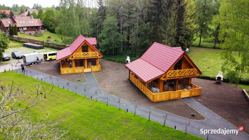 DREWNIANY DOMEK CAŁOROCZNY ALICJA II 62 40 M2 Mrągowo
