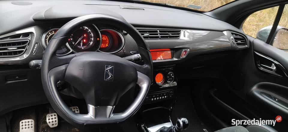 Citroen DS3 16 THP 156 Zadbany Sportowe fotele Rok produkcji 2010 Złotów