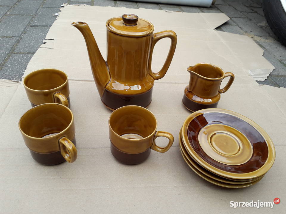 Serwis Ania Tułowice vintage rustico witrynowy Warszawa