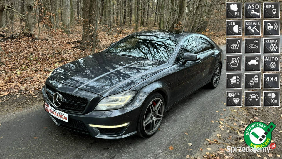 Mercedes CLS 63 AMG 63samg radary full led 4-Matic full opcja przepiękny 1…