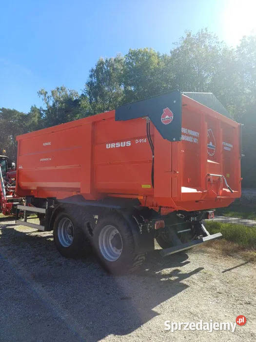 Przyczepa skorupowa URSUS D 914 14 ton PRONAR mazowieckie Wróblewo
