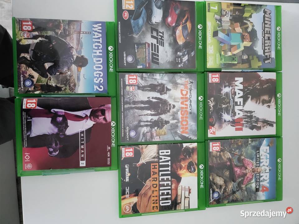 Zestaw gier na Xboxa One Słupsk sprzedam