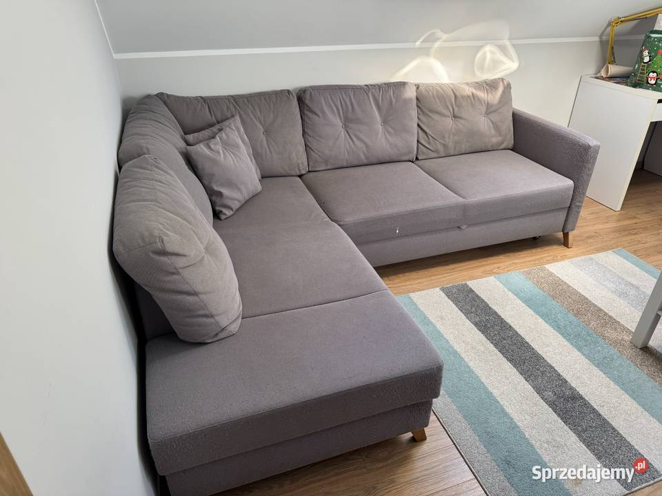 Kanapa w stylu skandynawskim z funkcją spania Leszno